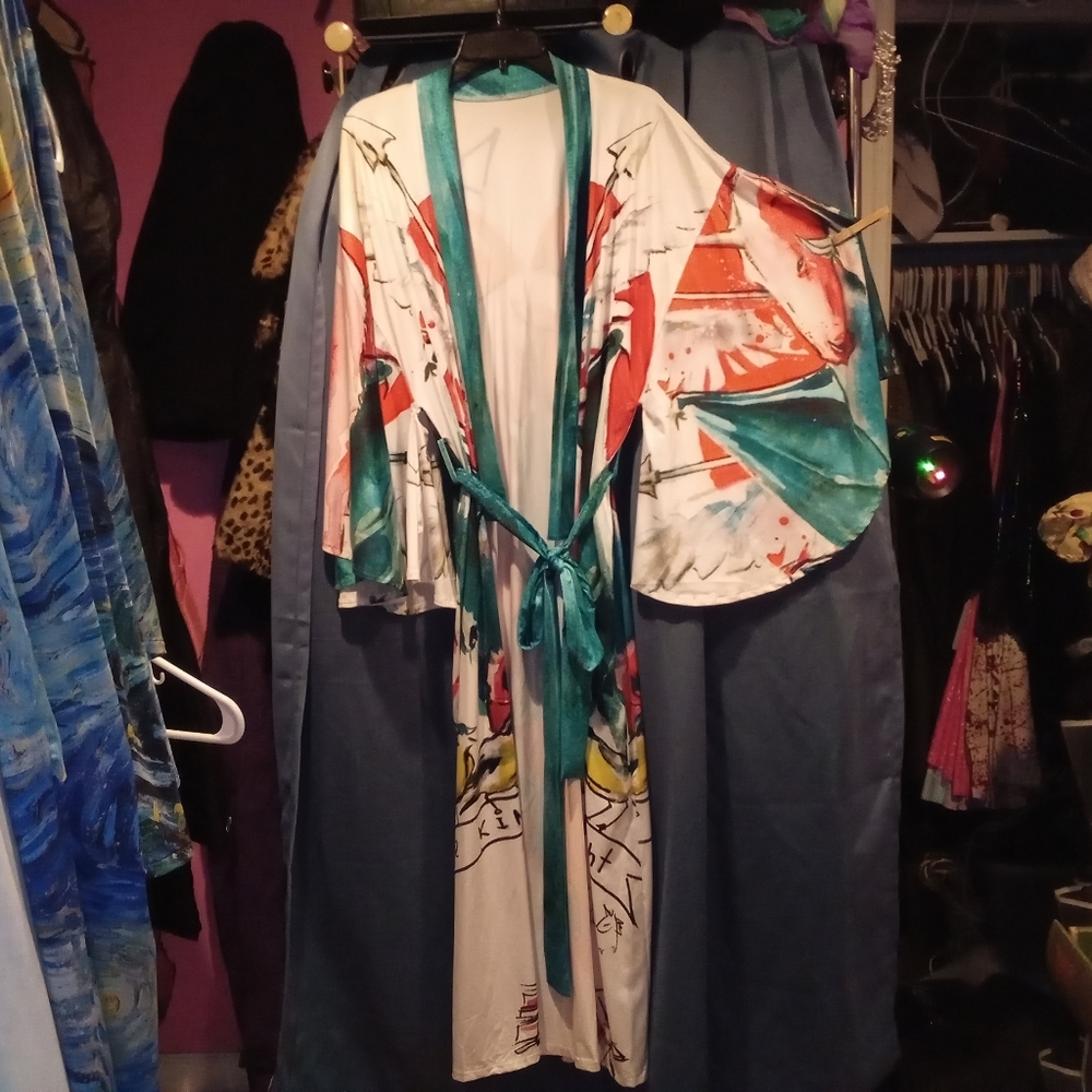 SOLD!!! Black Milk X lora zombie unicorn kimono - Picture 2 of 12